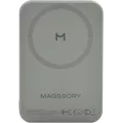 Мобильный аккумулятор Magssory PBN022 10000mAh QC4.0/PD3.0 15W 3A USB-C беспров.зар. титановый