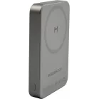 Мобильный аккумулятор Magssory PBN022 10000mAh QC4.0/PD3.0 15W 3A USB-C беспров.зар. титановый