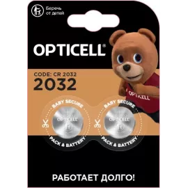Батарея Opticell Specialty 2032 CR2032 (2шт) блистер