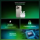 Сетевое зар./устр. Digma Pro DPW2A 20W 3A (PD+QC) USB-C/USB-A универсальное белый (DPW2A2GX11WH)