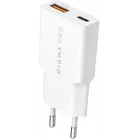Сетевое зар./устр. Digma Pro DPW3A 30W 3A (PD+QC) USB-C/USB-A универсальное белый (DPW3A3GX11WH)