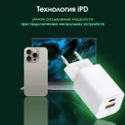 Сетевое зар./устр. Digma Pro DPW6C 65W 3.25A (PD+QC) USB-C/USB-A универсальное белый (DPW6С6GX11WH)