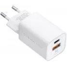 Сетевое зар./устр. Digma Pro DPW6C 65W 3.25A (PD+QC) USB-C/USB-A универсальное белый (DPW6С6GX11WH)