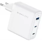Сетевое зар./устр. Digma Pro DPW10C 100W 5A (PD+QC) 2хUSB-C/USB-A универсальное белый (DPW1С0G012WH)