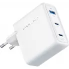 Сетевое зар./устр. Digma Pro DPW10C 100W 5A (PD+QC) 2хUSB-C/USB-A универсальное белый (DPW1С0G012WH)