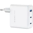 Сетевое зар./устр. Digma Pro DPW10C 100W 5A (PD+QC) 2хUSB-C/USB-A универсальное белый (DPW1С0G012WH)