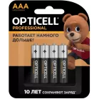 Батарея Opticell Professional LR03 AAA (4шт) блистер