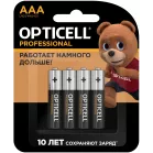 Батарея Opticell Professional LR03 AAA (4шт) блистер
