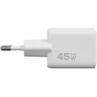 Сетевое зар./устр. Magssory ACH006w 45W (PD3.0+PPS+QC4+AFC+FCP+SCP) универсальное белый