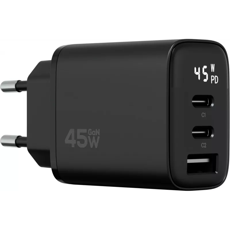 Сетевое зар./устр. Magssory ACH008 45W 3.25A (PD3.0+PPS+QC4+AFC+FCP+SCP) универсальное черный