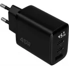 Сетевое зар./устр. Magssory ACH008 45W 3.25A (PD3.0+PPS+QC4+AFC+FCP+SCP) универсальное черный