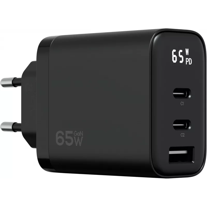 Сетевое зар./устр. Magssory ACH009 65W (PD3.0+PPS+QC4+AFC+FCP+SCP) универсальное черный
