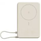 Мобильный аккумулятор Xiaomi Magnetic BHR08PBGL 10000mAh QC3.0/PD3.0 33W 3A USB-C беспров.зар. бежевый