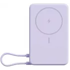 Мобильный аккумулятор Xiaomi Magnetic BHR08PAGL 10000mAh QC3.0/PD3.0 33W 3A USB-C беспров.зар. фиолетовый