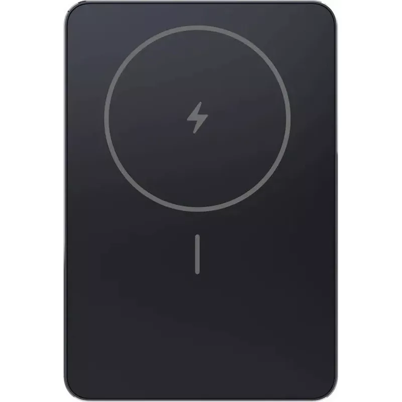 Мобильный аккумулятор Xiaomi Super Slim Magnetic 5000mAh QC3.0/PD3.0 22.5W 3A USB-C беспров.зар. черный (BHR08PMGL)