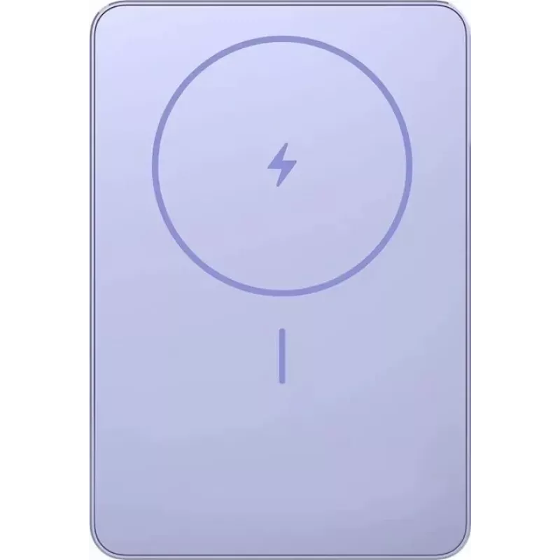 Мобильный аккумулятор Xiaomi Super Slim Magnetic 5000mAh QC3.0/PD3.0 22.5W 3A USB-C беспров.зар. фиолетовый (BHR08PNGL)