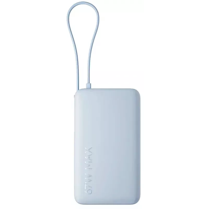 Мобильный аккумулятор Xiaomi BHR08NZGL 10000mAh QC3.0/PD3.0 67W 3.35A USB-A/USB-C голубой