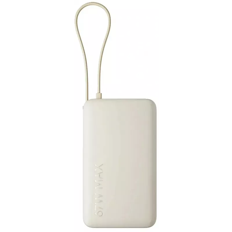 Мобильный аккумулятор Xiaomi BHR08O0GL 10000mAh QC3.0/PD3.0 67W 3.35A USB-A/USB-C бежевый