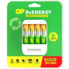 Аккумулятор + зарядное устройство GP 270AAHC/CPB-2CR4 AA NiMH 2700mAh (4шт) блистер