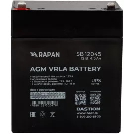 Батарея для ИБП Бастион RAPAN SB 12045 12В 4.5Ач