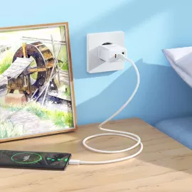 Сетевое зар./устр. Hoco C126A Pure power PD40W three-port(2C1A) charger(EU 40W 3A (PD+QC) универсальное белый
