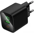 Сетевое зар./устр. Hoco CS84A Excellent PD30W+QC3.0 30W 3A (PD+QC) универсальное черный (64554)