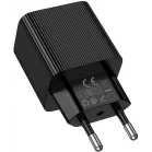 Сетевое зар./устр. Hoco CS84A Excellent PD30W+QC3.0 30W 3A (PD+QC) универсальное черный (64554)