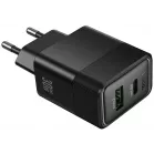 Сетевое зар./устр. Hoco CS112A Lounge PD30W+QC3.0 30W 3A (PD+QC) универсальное черный (80387)