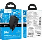 Сетевое зар./устр. Hoco CS112A Lounge PD30W+QC3.0 30W 3A (PD+QC) универсальное черный (80387)
