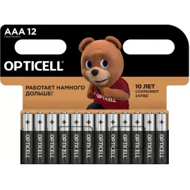 Батарея Opticell Basic LR03 AAA (12шт) блистер