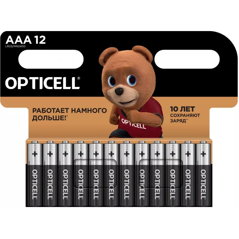 Батарея Opticell Basic LR03 AAA (12шт) блистер