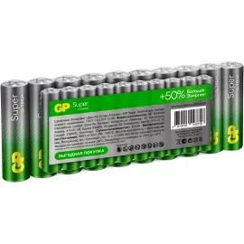 Батарея GP Super Alkaline 15A/24AA21-2CRSWC20 AA/AAA (20шт) спайка