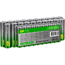 Батарея GP Super Alkaline 15A/24AA21-2CRSWC40 AA/AAA (40шт) коробка