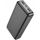 Мобильный аккумулятор Hoco J100A 20000mAh 2.1A 2xUSB-A черный