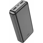 Мобильный аккумулятор Hoco J100A 20000mAh 2.1A 2xUSB-A черный