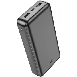 Мобильный аккумулятор Hoco J100A 20000mAh 2.1A 2xUSB-A черный
