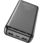 Мобильный аккумулятор Hoco J100A 20000mAh 2.1A 2xUSB-A черный