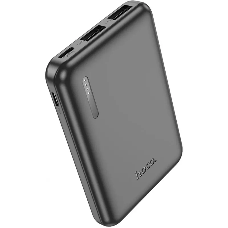 Мобильный аккумулятор Hoco J115 5000mAh 18.5W 2A 2xUSB-A черный