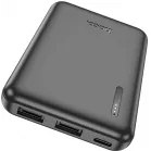 Мобильный аккумулятор Hoco J115 5000mAh 18.5W 2A 2xUSB-A черный