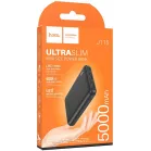 Мобильный аккумулятор Hoco J115 5000mAh 18.5W 2A 2xUSB-A черный