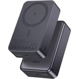 Мобильный аккумулятор Hoco J160 20000mAh 10W 3A беспров.зар. серый (64103)