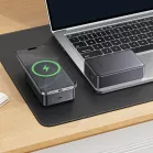 Мобильный аккумулятор Hoco J160 20000mAh 10W 3A беспров.зар. серый (64103)