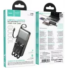 Мобильный аккумулятор Hoco J156 Founder 10000mAh QC3.0/PD3.0 22.5W 3A черный (62277)