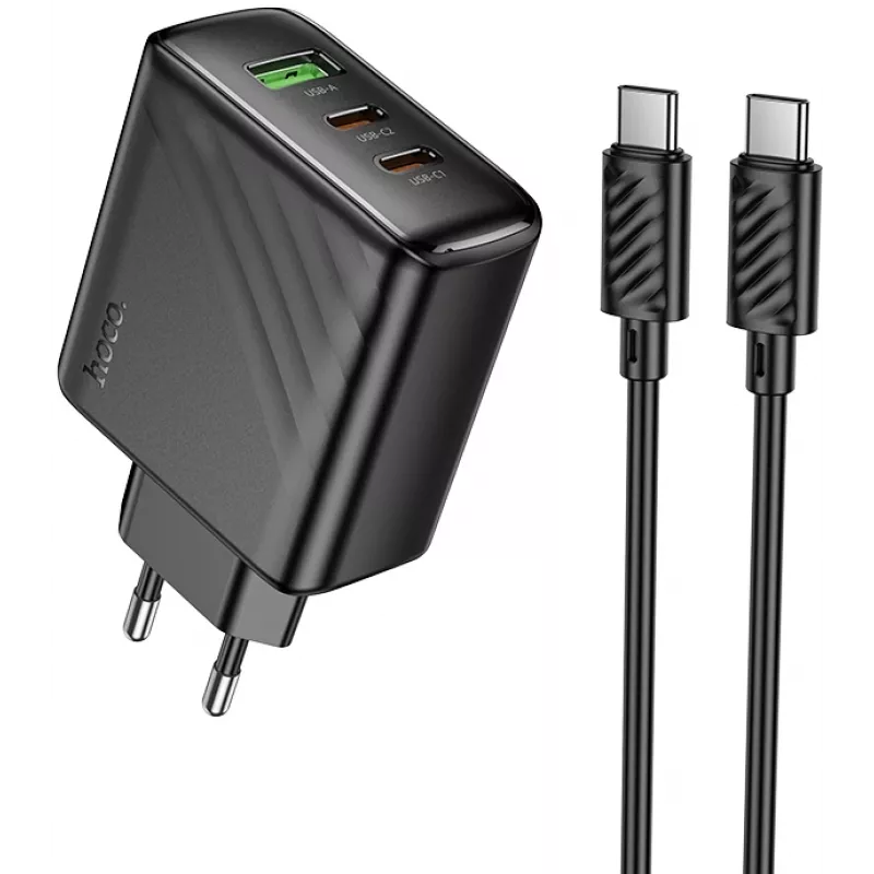 Сетевое зар./устр. Hoco CS26A Article 45W 3A (PD+QC) универсальное черный (PD45W)
