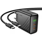 Сетевое зар./устр. Hoco CS26A Article 45W 3A (PD+QC) универсальное черный (PD45W)