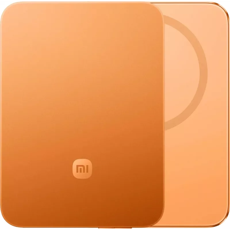Мобильный аккумулятор Xiaomi UltraThin Magnetic Power Bank 5000 15W GL 5000mAh QC/PD 22.5W 3A USB-C беспров.зар. оранжевый (BHR0975GL)