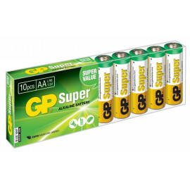 Батарея GP Super Alkaline 15A LR6 AA (10шт)