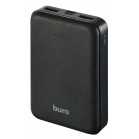 Мобильный аккумулятор Buro T4-10000 10000mAh 10W 2A 2xUSB-A черный (T4-10000-BK)