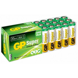 Батарея GP Super Alkaline 15A LR6 AA (30шт)