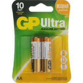 Батарея GP Ultra Alkaline 15AU LR6 AA (2шт)